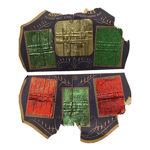 Hand Sewing Needles Quilting Tapestry Upholstery Large Golden Eye Vintage - Picture 6 of 8